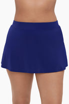 Ink blue swim skirt