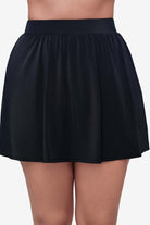 Black swim skirt