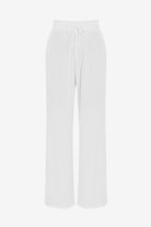 White beach pants
