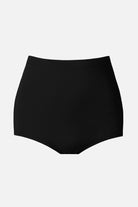 Black girl cut leg swim bottoms