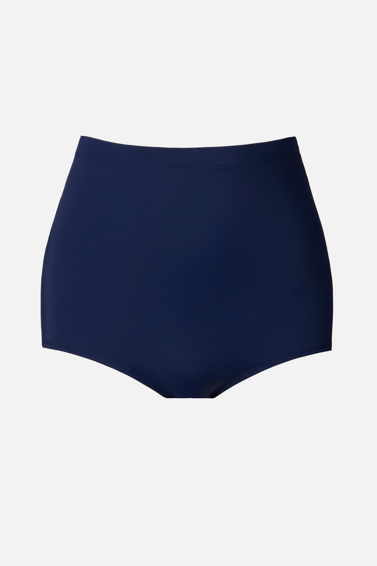 Navy blue girl cut leg swim bottoms