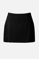 Black swim skirt