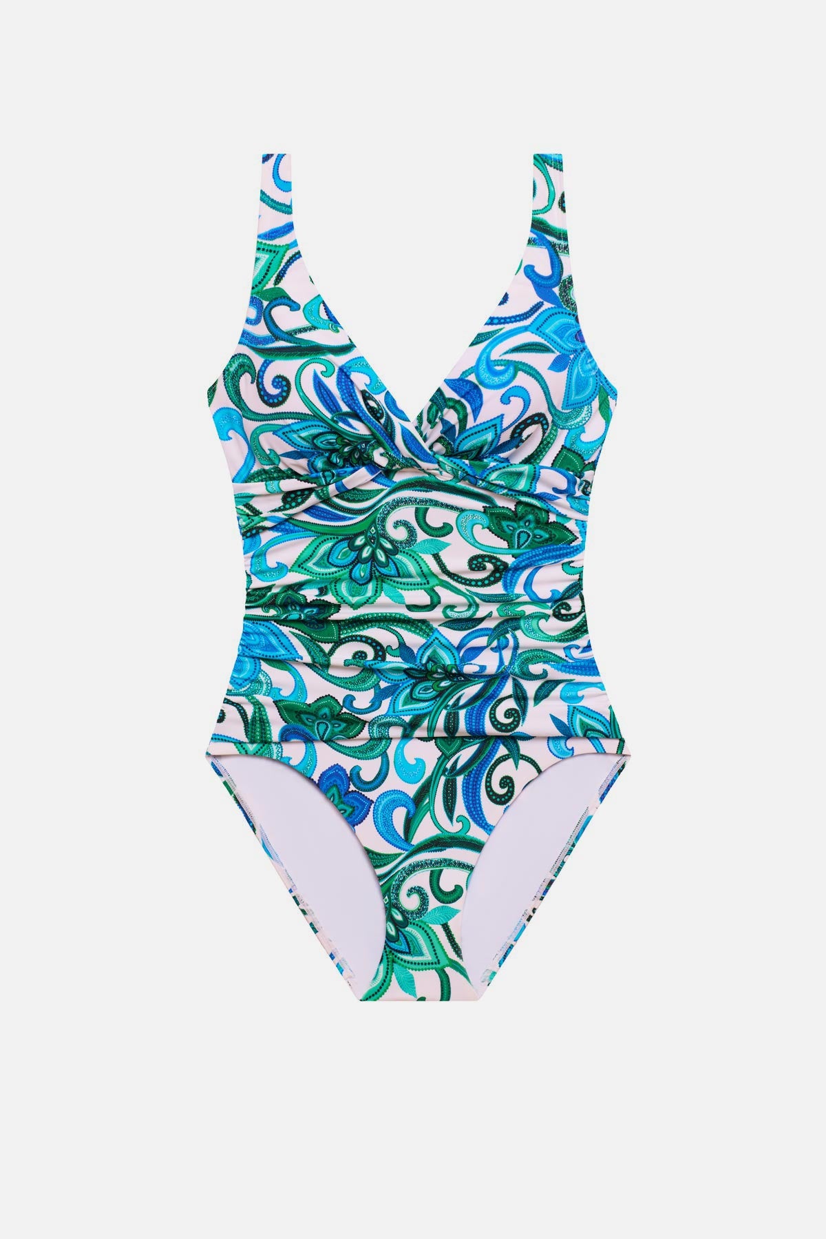 Shape Solver Brynn Twist Underwire One Piece Imperial Paisley