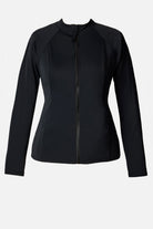 Black zip up sunshirt